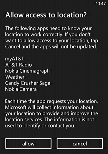 Как обновить приложения на Windows Phone